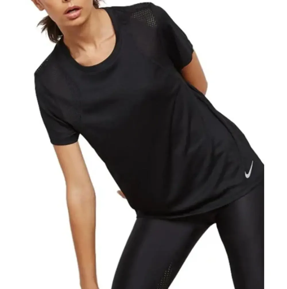 New ~ NIKE ~ Short Sleeve Dri-Fit Running Top Size L
